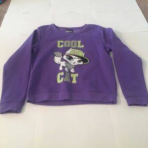 Girls Joe Boxer (cool cat) sweater